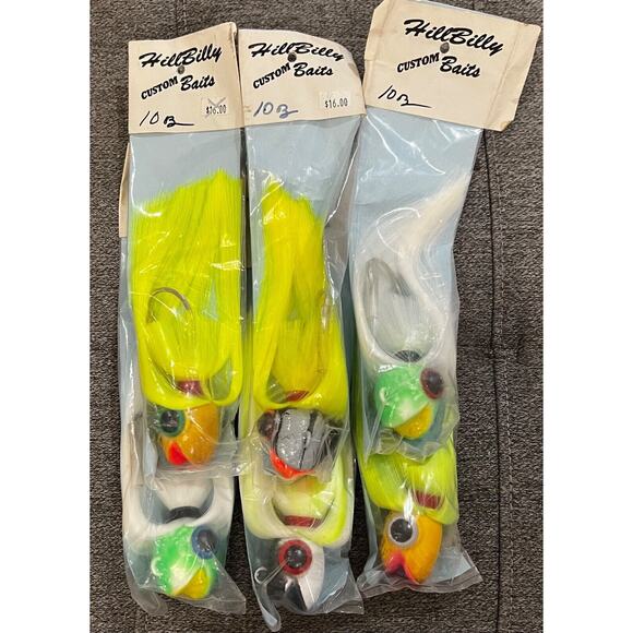 6 pack Striped Bass Parachute Heads -10 oz - Picture 7 of 12